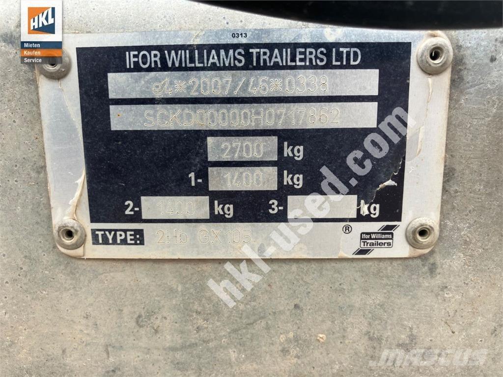 Ifor Williams GX 105 Muut koneet