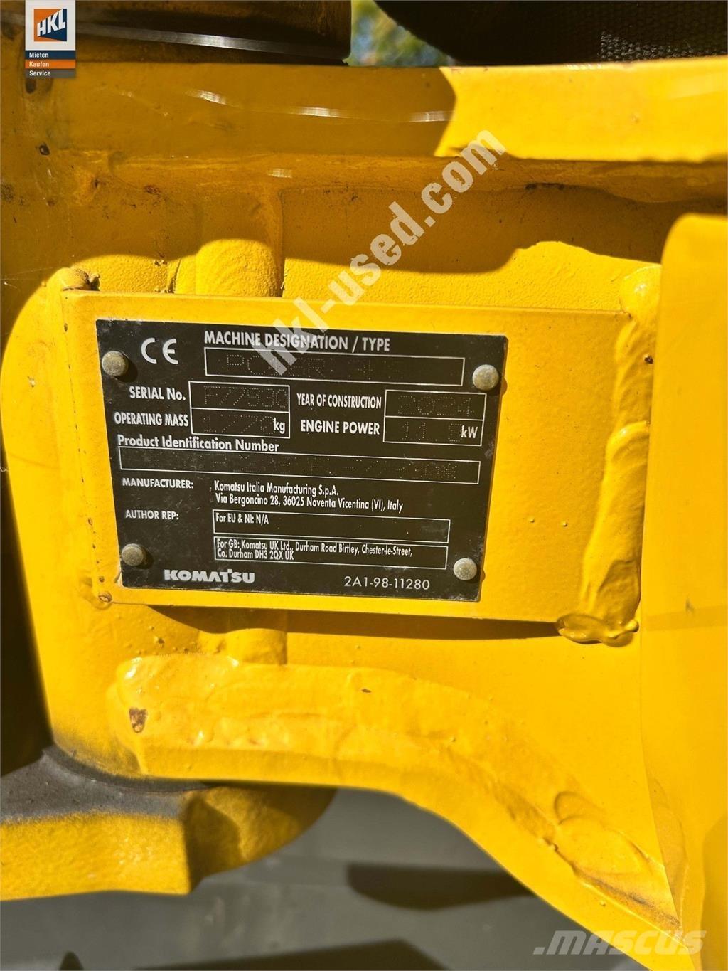 Komatsu PC 16 R-3HS Minikaivukoneet < 7t