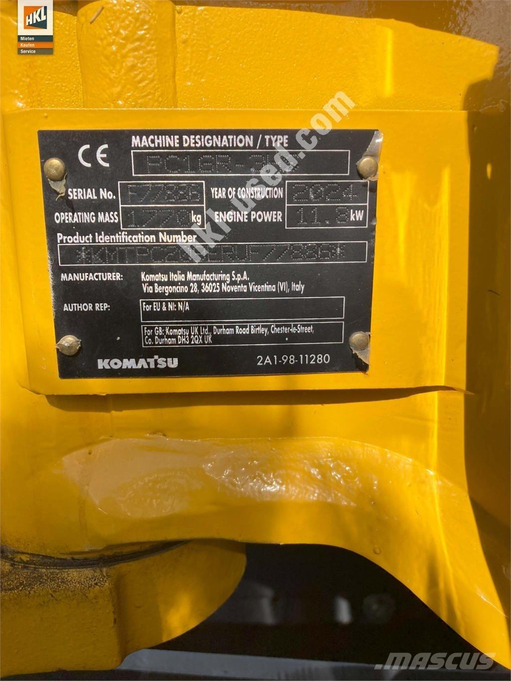 Komatsu PC 16 R-3HS Minikaivukoneet < 7t