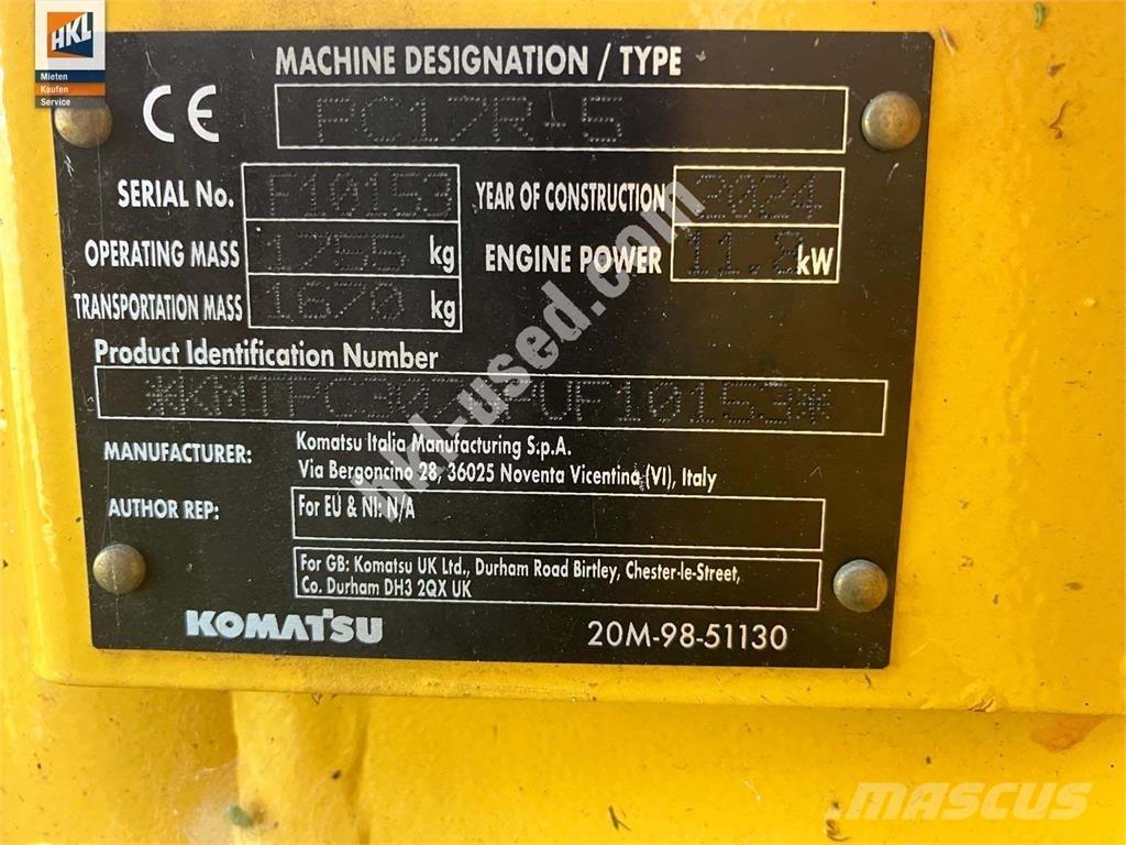 Komatsu PC 17 R-5 Minikaivukoneet < 7t