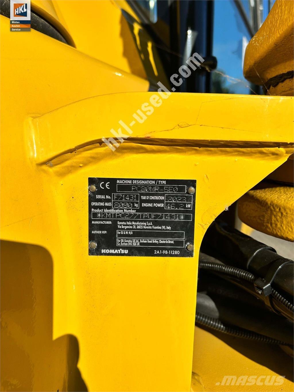 Komatsu PC 80 MR-5 Minikaivukoneet < 7t