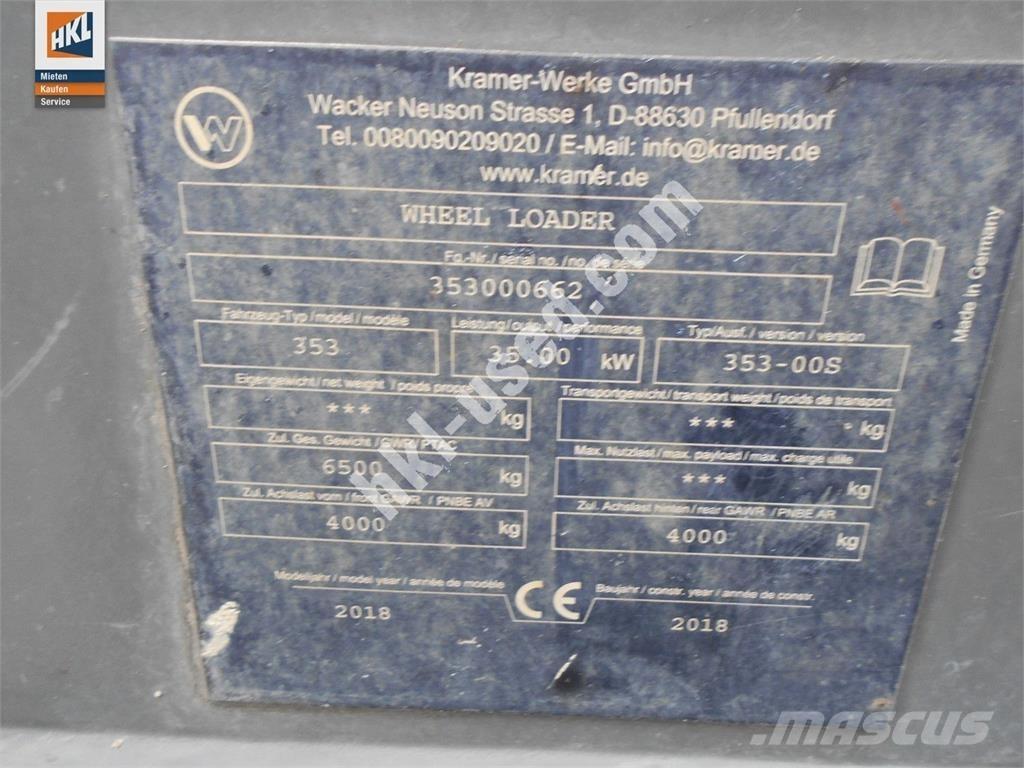 Kramer 5075 Pyöräkuormaajat