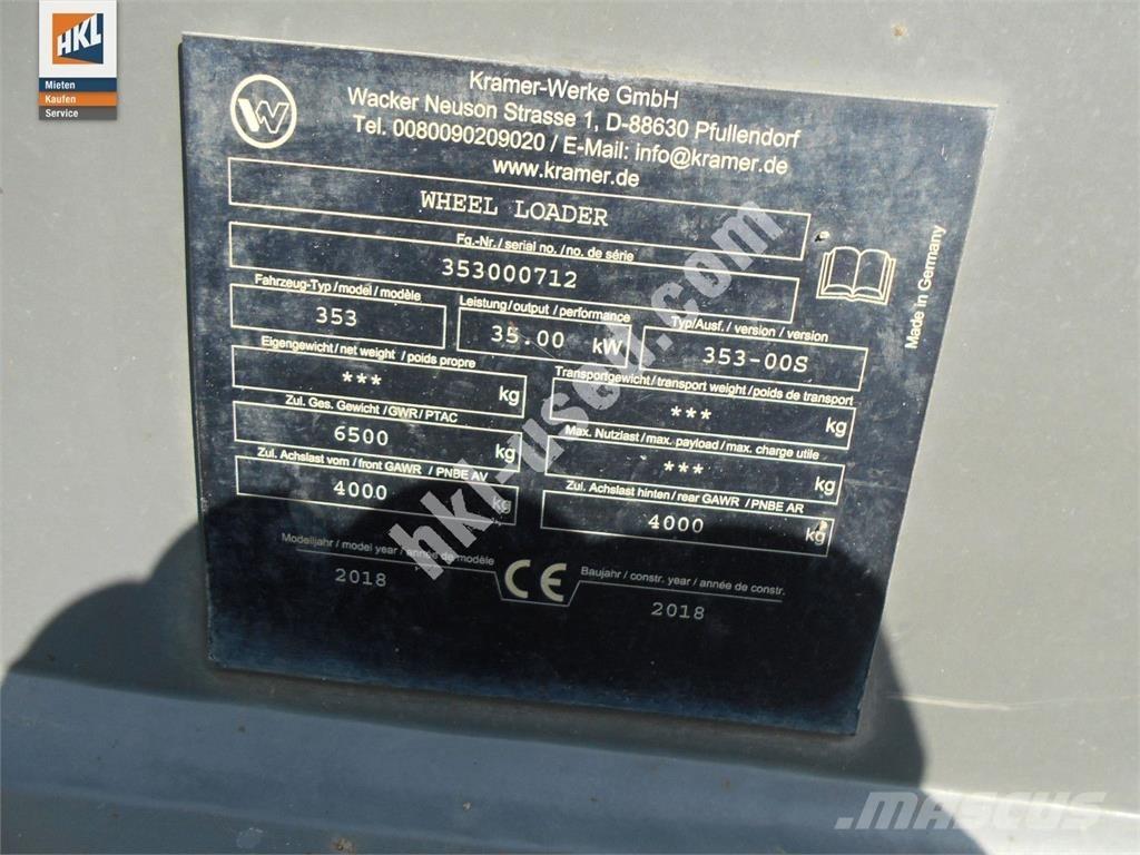Kramer 5075 Pyöräkuormaajat