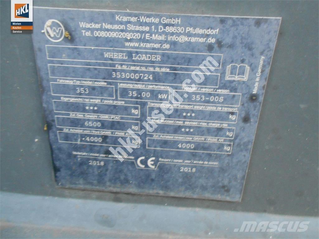 Kramer 5075 Pyöräkuormaajat