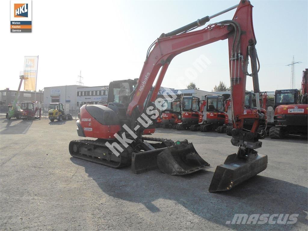 Kubota KX 080-4 Minikaivukoneet < 7t