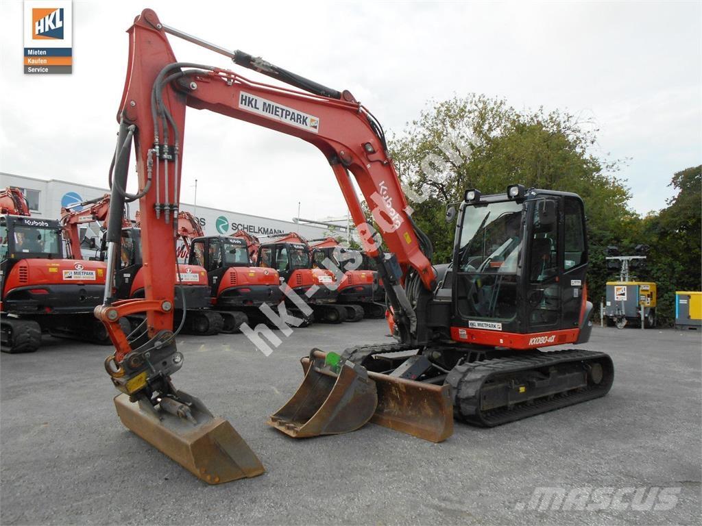 Kubota KX 080-4 Minikaivukoneet < 7t