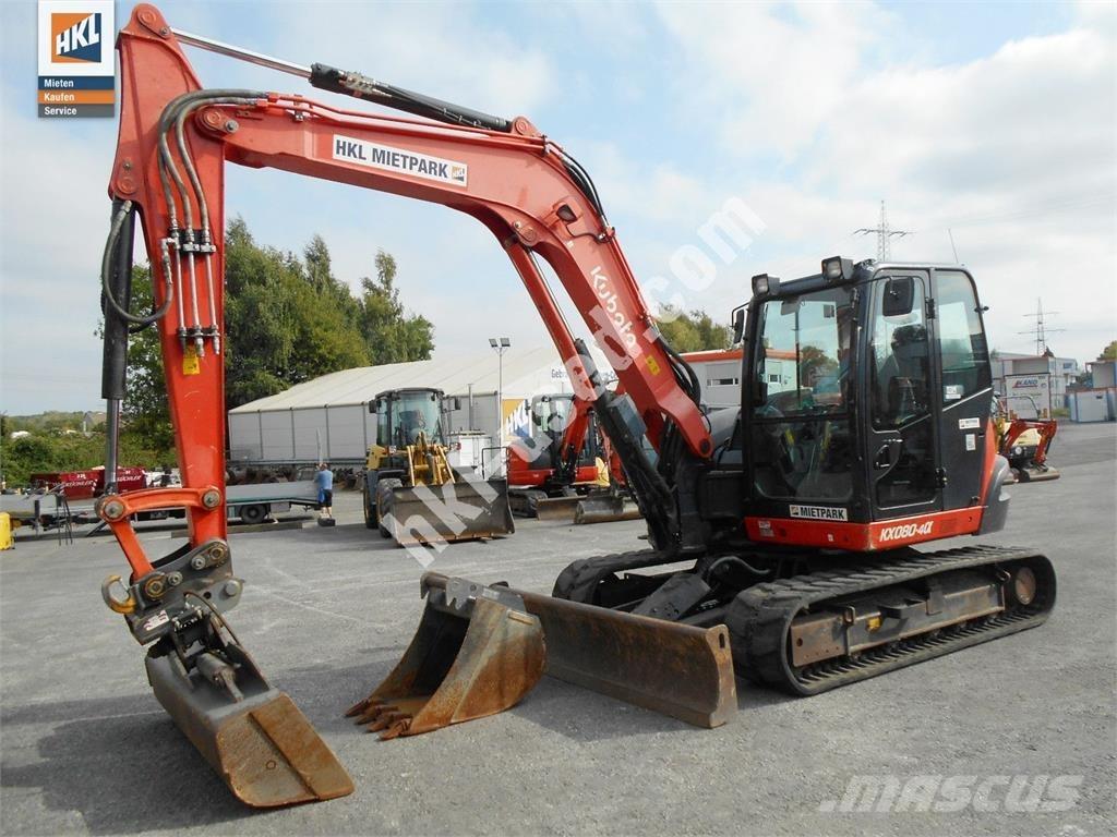 Kubota KX 080-4 Minikaivukoneet < 7t