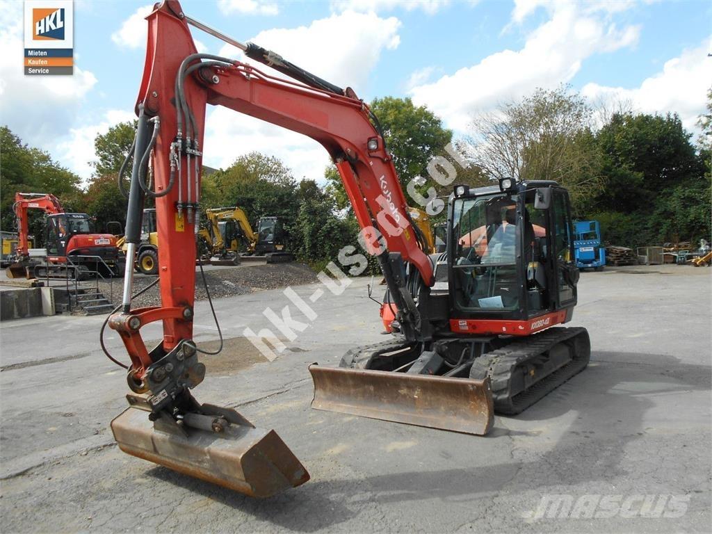Kubota KX 080-4 Minikaivukoneet < 7t