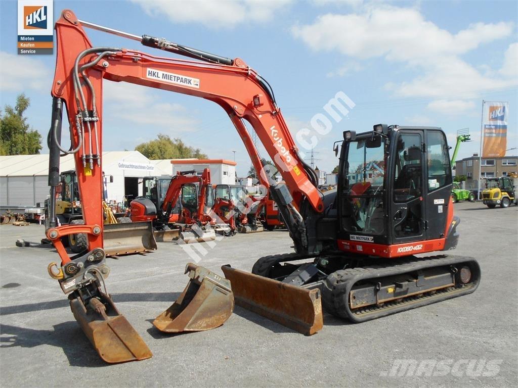 Kubota KX 080-4 Minikaivukoneet < 7t