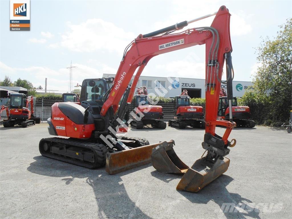 Kubota KX 080-4 Minikaivukoneet < 7t