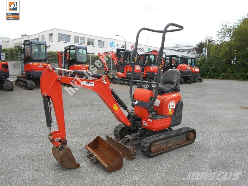 Kubota U 10-3 Minikaivukoneet < 7t