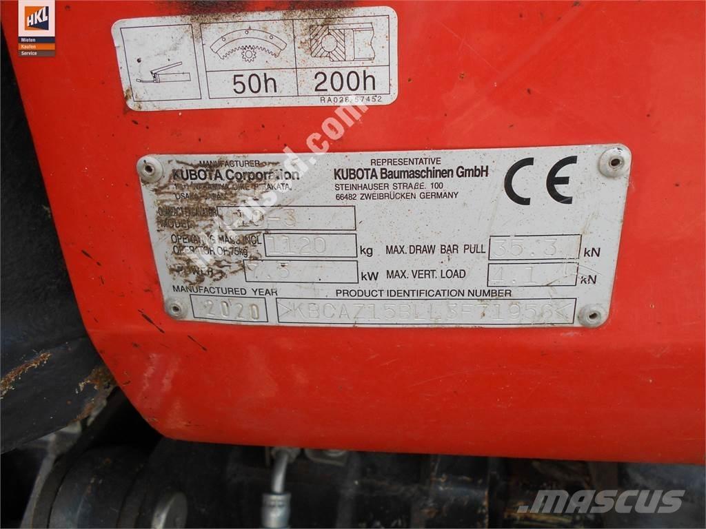 Kubota U 10-3 Minikaivukoneet < 7t