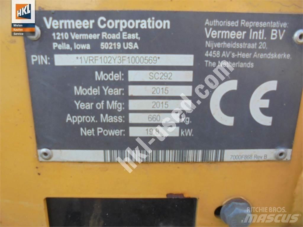 Vermeer SC 292 Muut koneet