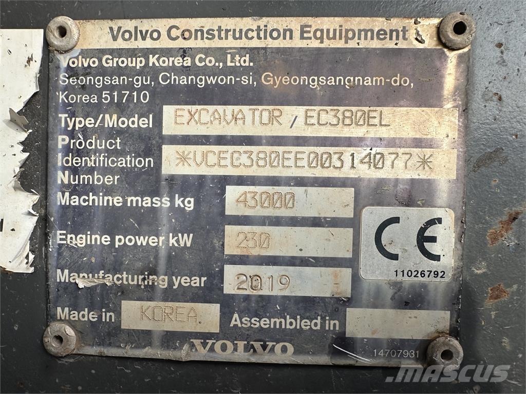 Volvo EC380E Muut koneet