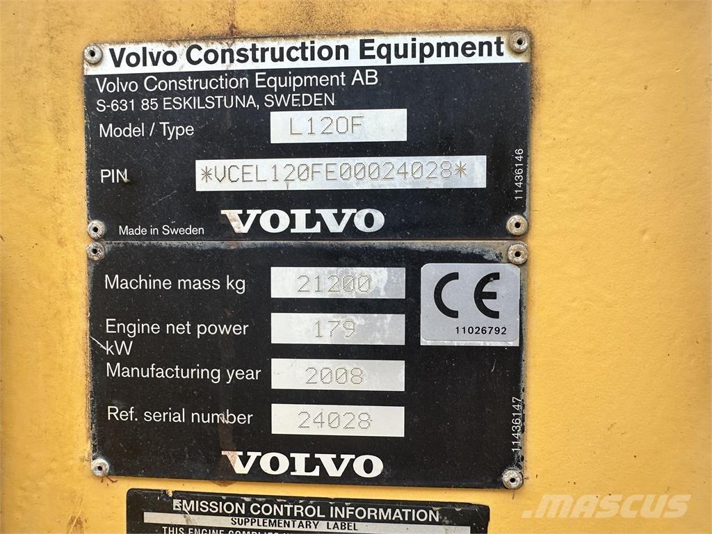 Volvo L120F Pyöräkuormaajat