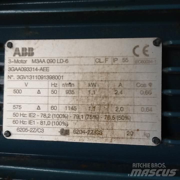  1,1 kW ABB E-Motor Moottorit