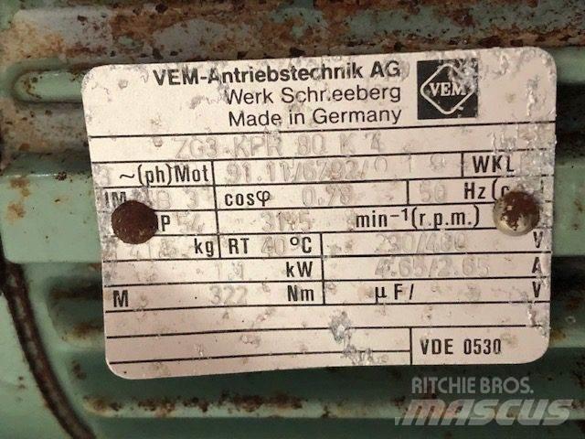  1,1 kW VEM E-Motor Moottorit