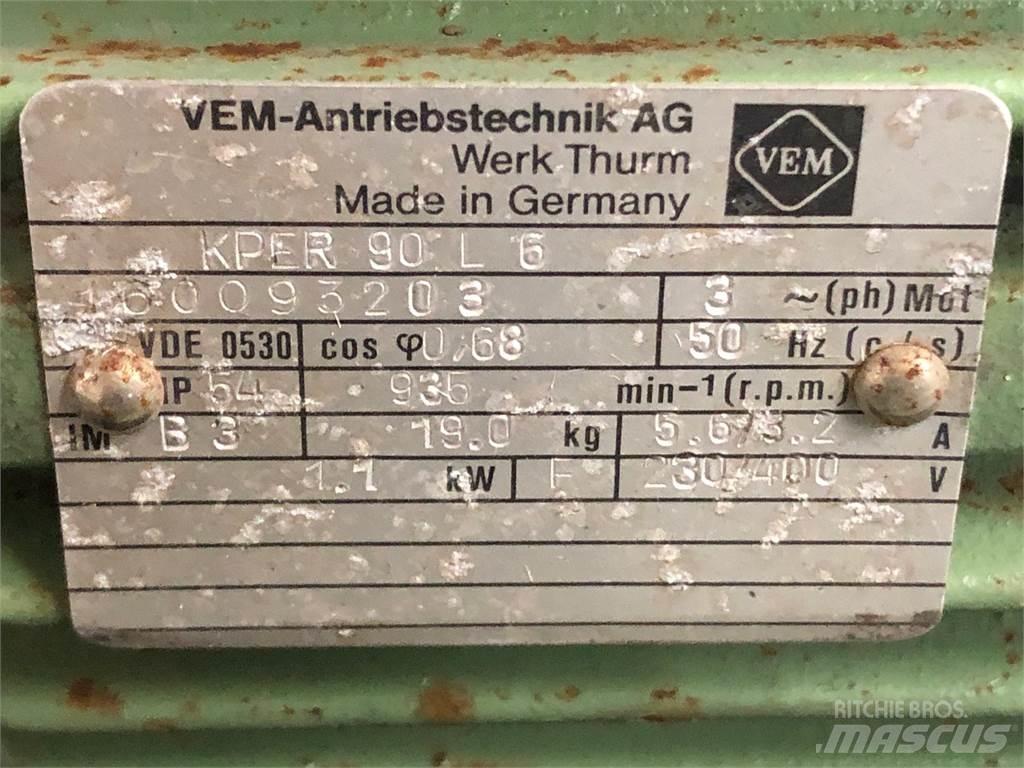  1,1 kW VEM E-Motor Moottorit