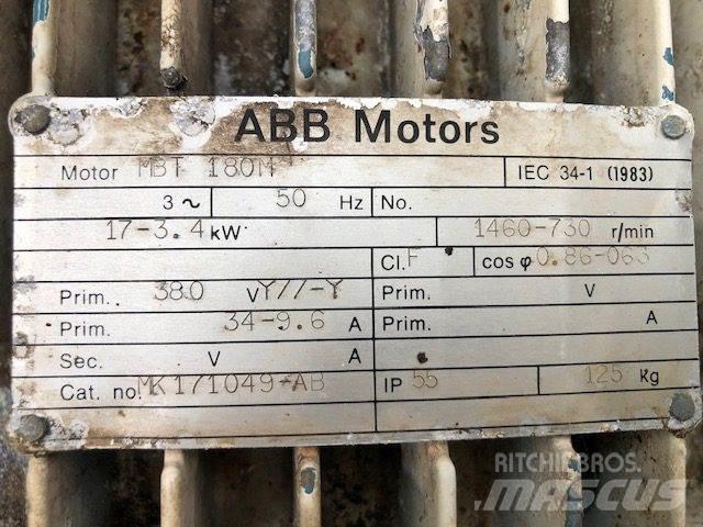  17 kW ABB MBT180M El-Motor Moottorit