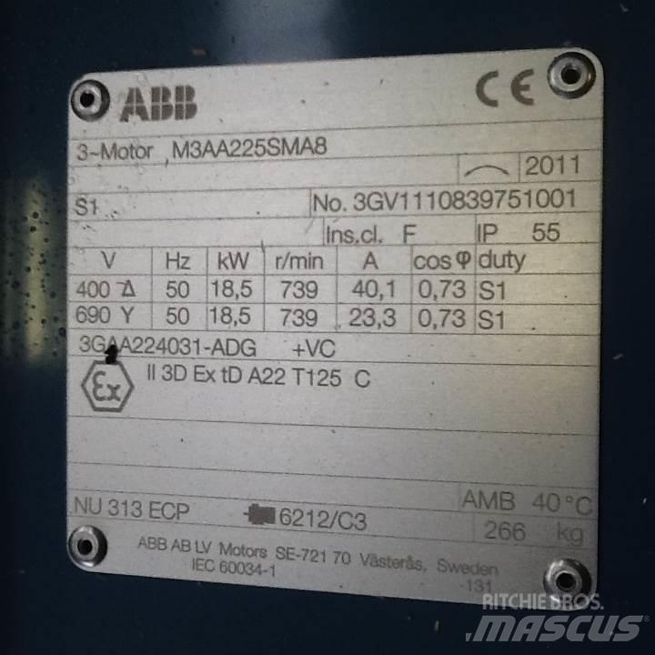  18,5 kW ABB E-Motor Moottorit