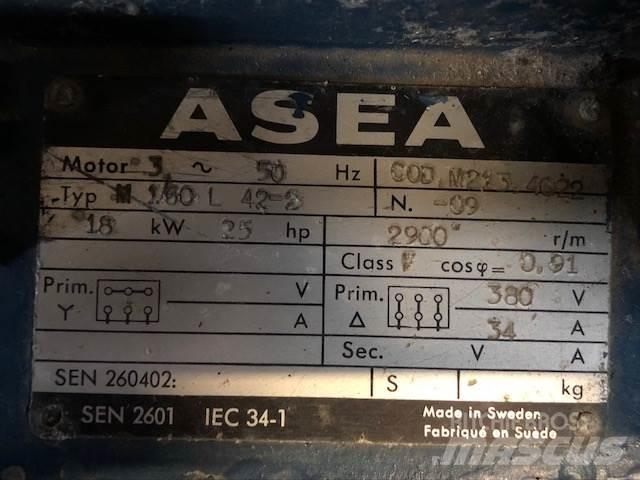  18 kW Asea E-Motor Moottorit