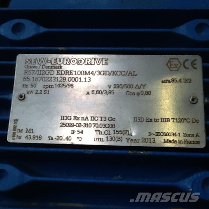  2,2 kW SEW E-Motor Moottorit