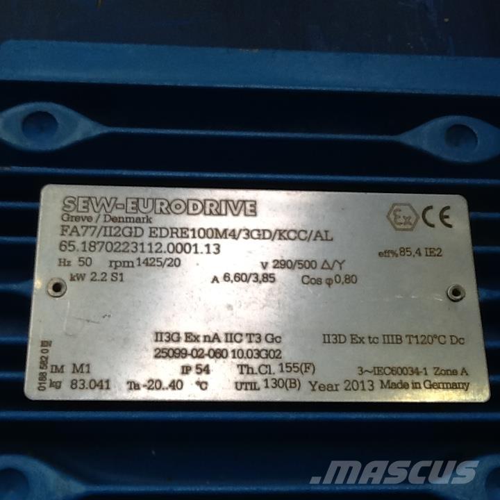  2,2 kW SEW E-Motor Moottorit