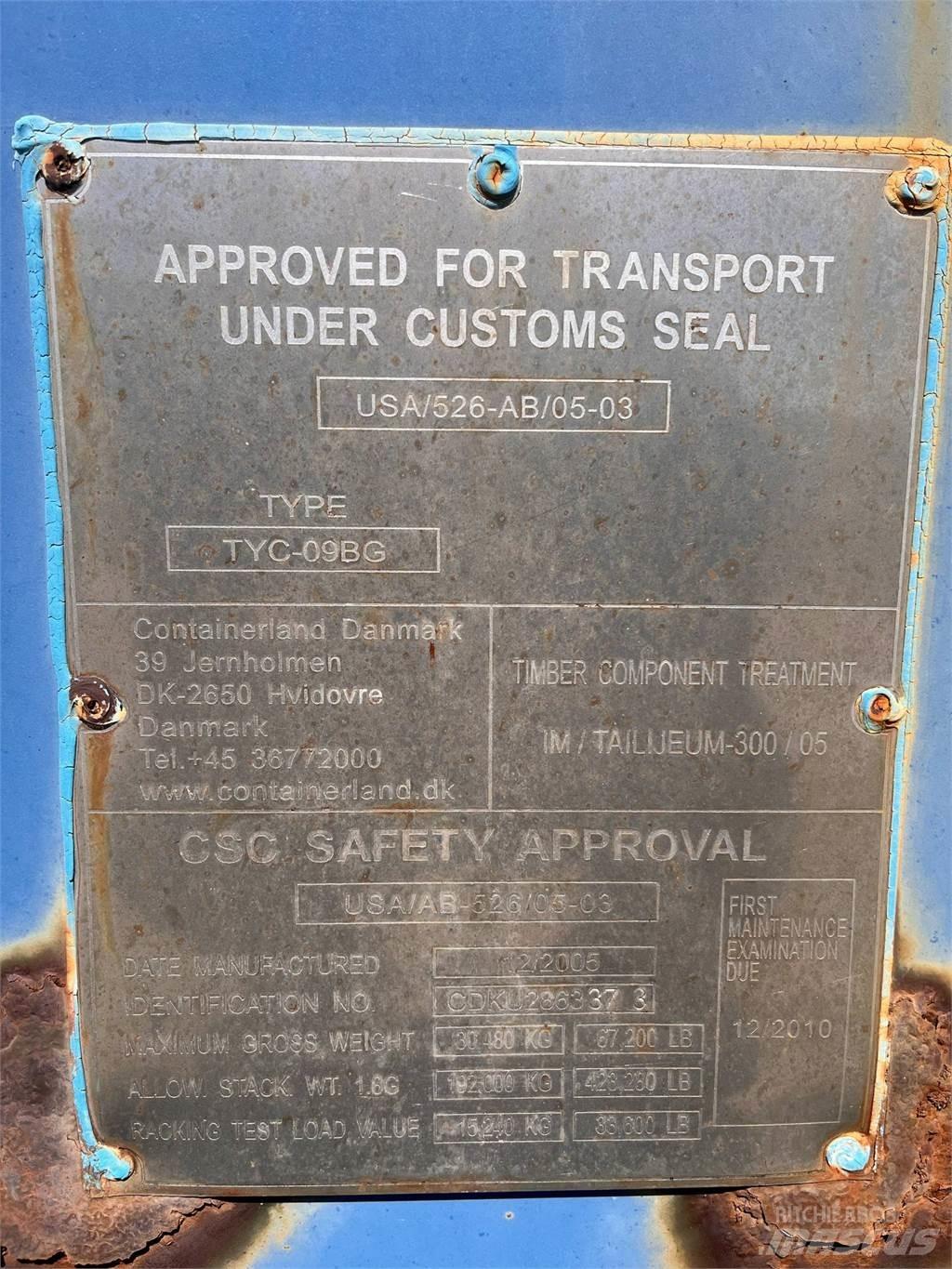  20FT Container Varastokontit