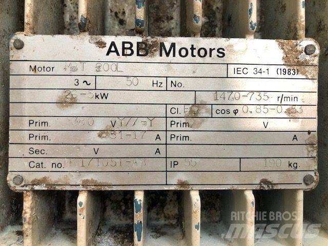  26 kW ABB MBT 200L E-Motor Moottorit