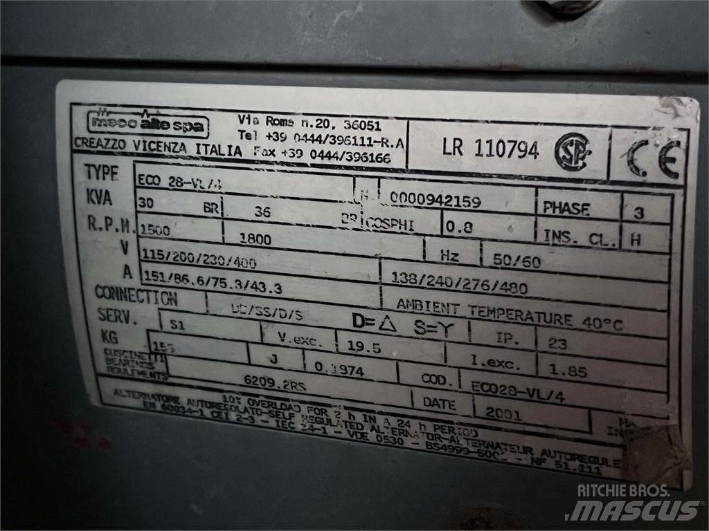  30 kVA Perkins generator Moottorit