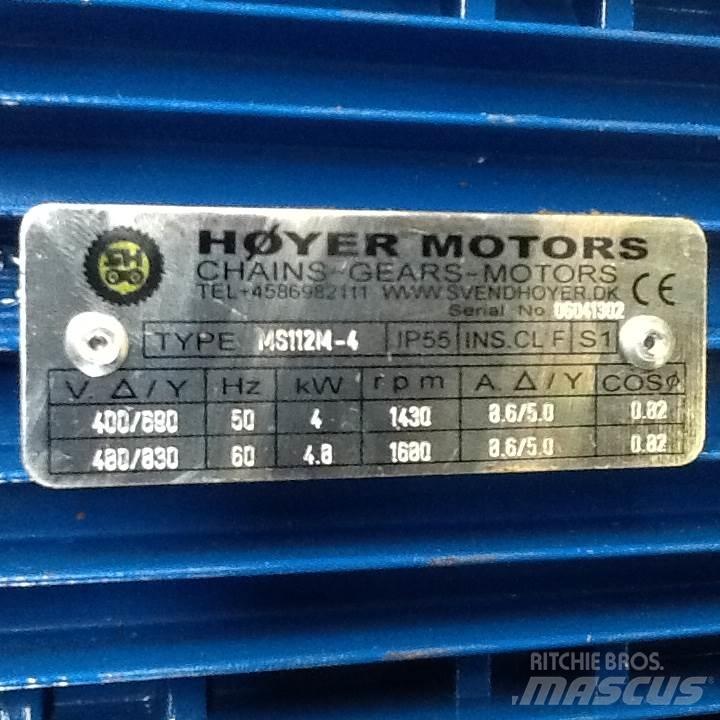  4,0 kW Høyer E-Motor Moottorit