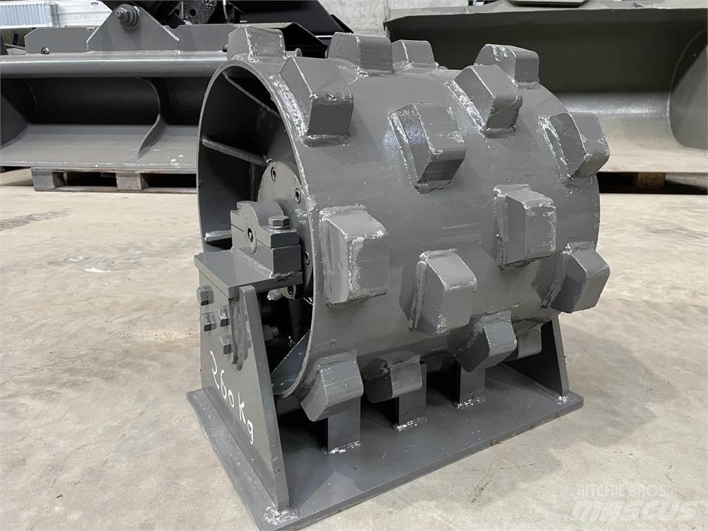 450 mm kompaktorhjul Kumipyöräjyrät