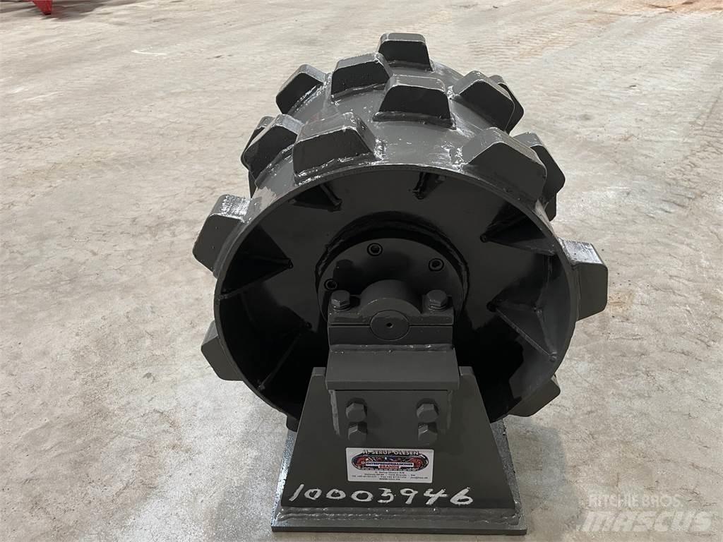  450 mm kompaktorhjul Kumipyöräjyrät