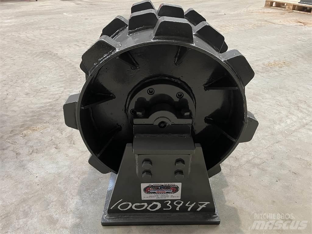  450 mm kompaktorhjul Kumipyöräjyrät