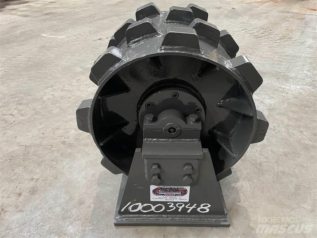  450 mm kompaktorhjul Kumipyöräjyrät