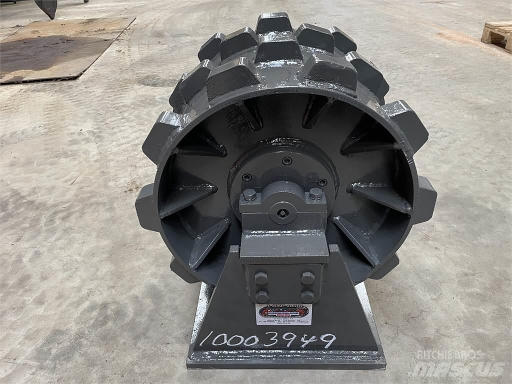  450 mm kompaktorhjul Kumipyöräjyrät