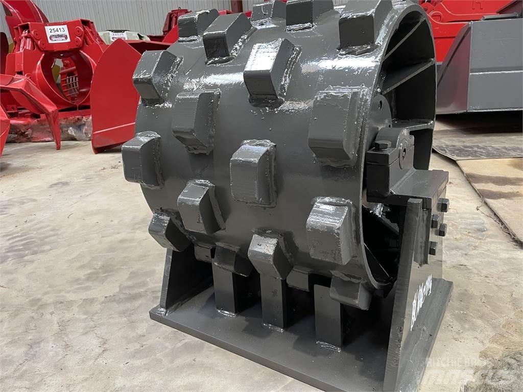  450 mm kompaktorhjul Kumipyöräjyrät