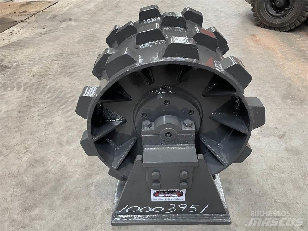  450 mm kompaktorhjul Kumipyöräjyrät