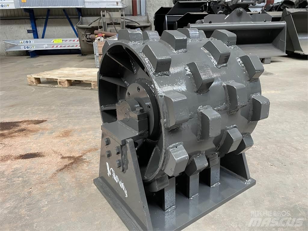  450 mm kompaktorhjul Kumipyöräjyrät