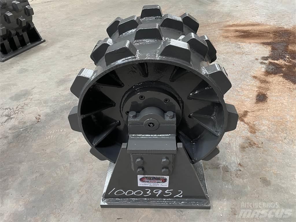  450 mm kompaktorhjul Kumipyöräjyrät