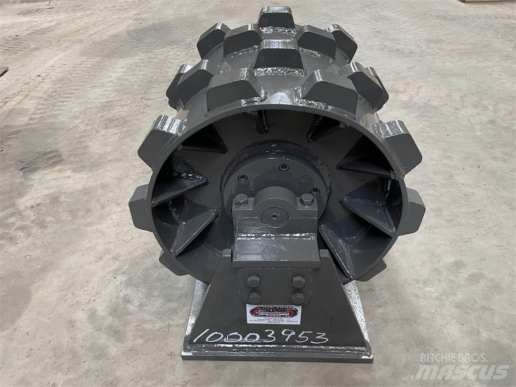  450 mm kompaktorhjul Kumipyöräjyrät