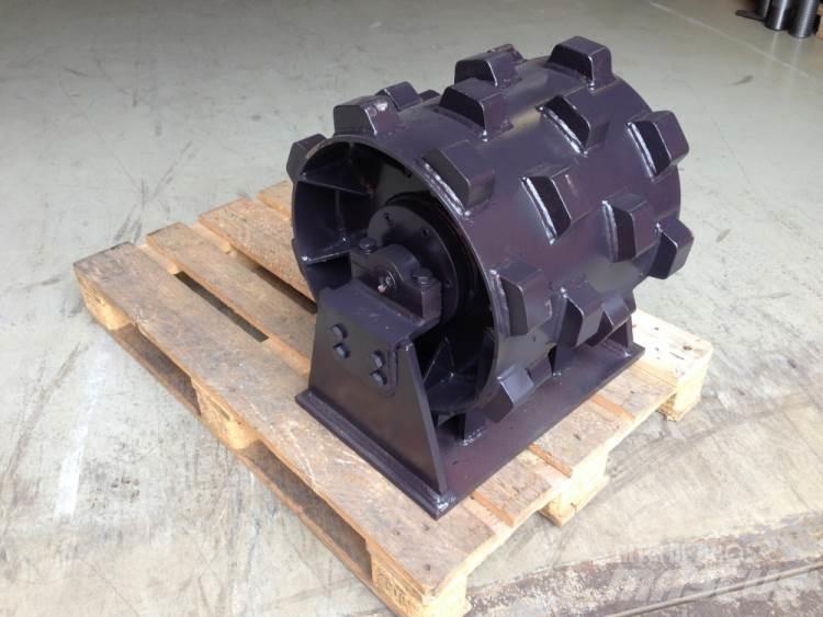  450 mm Kompaktorhjul Kumipyöräjyrät