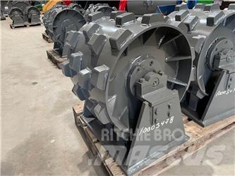  470 mm Kompaktorhjul Kumipyöräjyrät