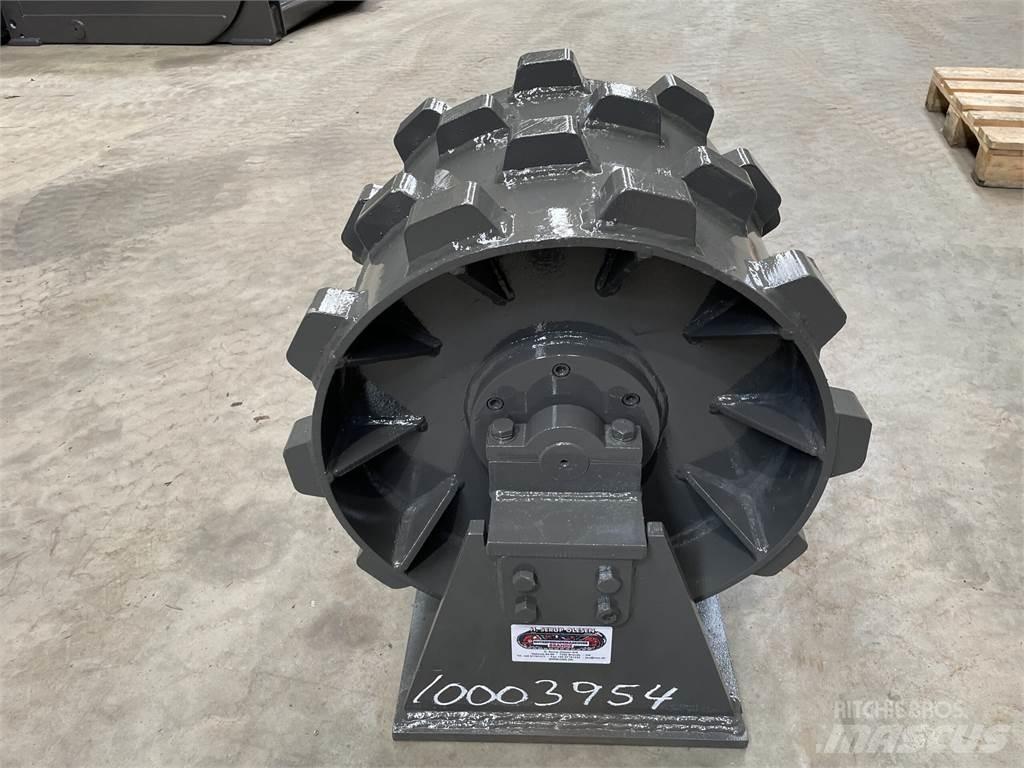  470 mm kompaktorhjul Kumipyöräjyrät