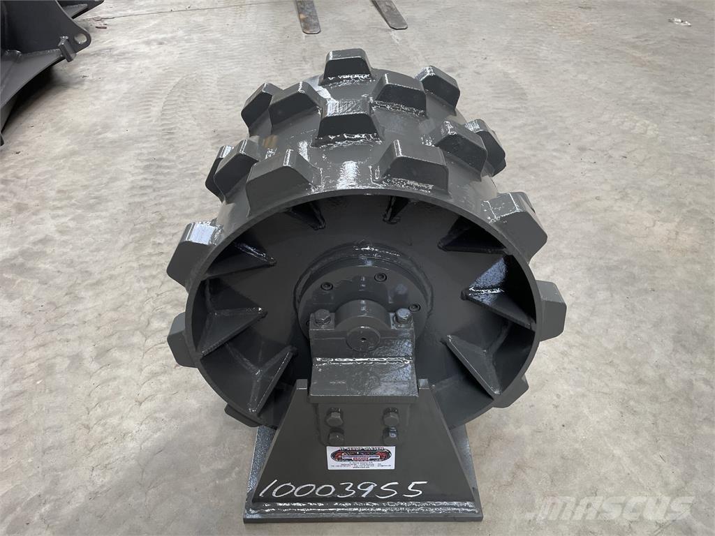  470 mm kompaktorhjul Kumipyöräjyrät
