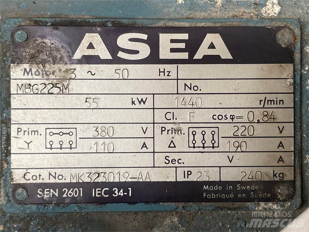  55 kw Asea MBG225M E-motor Moottorit