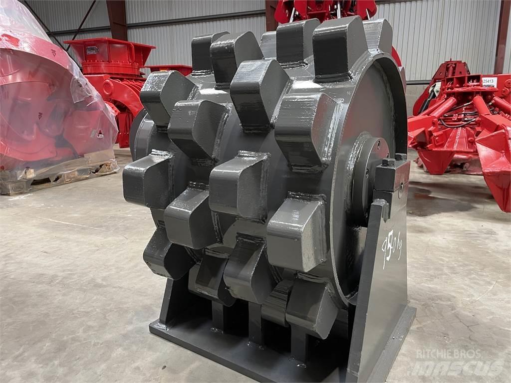  570 mm kompaktorhjul Kumipyöräjyrät