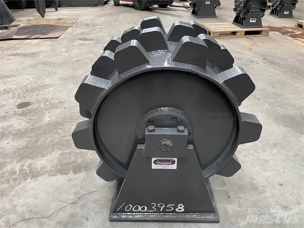  570 mm kompaktorhjul Kumipyöräjyrät