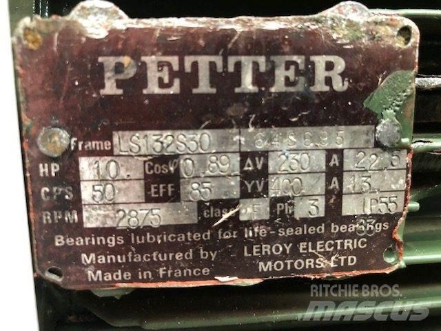  7,5 kW PETTER El-Motor Moottorit
