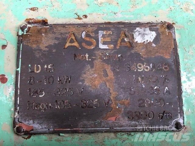  8/10 kW Asea LD15 E-Motor Moottorit